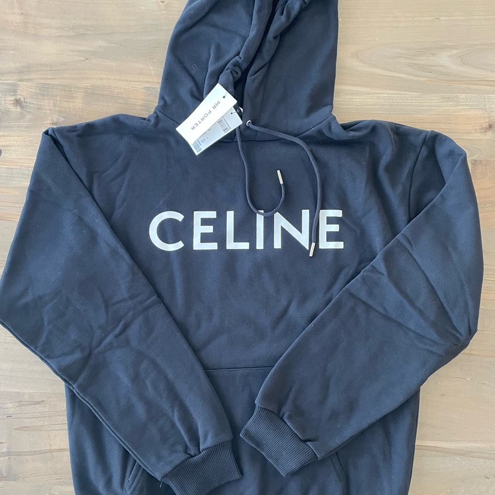 Celine Black Hoodie NWT